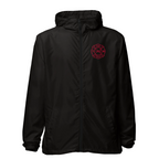 Firefighter windbreaker with large Fire Rescue Duty Wear identification