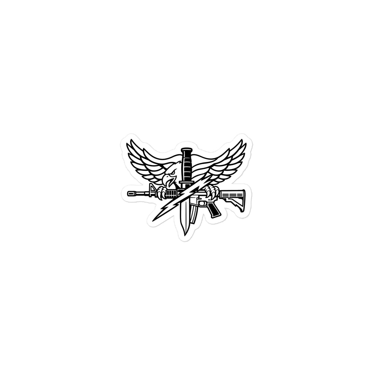 SWAT Operator Eagle Insignia — Morale Patch Sticker — Front view