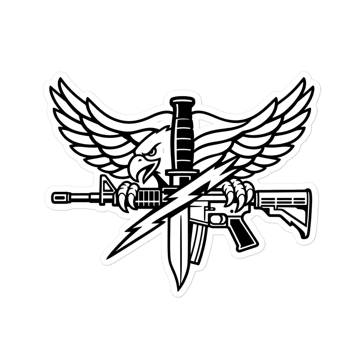 SWAT Operator Eagle Insignia — Morale Patch Sticker