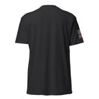 Thin Red Line — Six of Spade — Honor Series T-Shirt — Black, back view