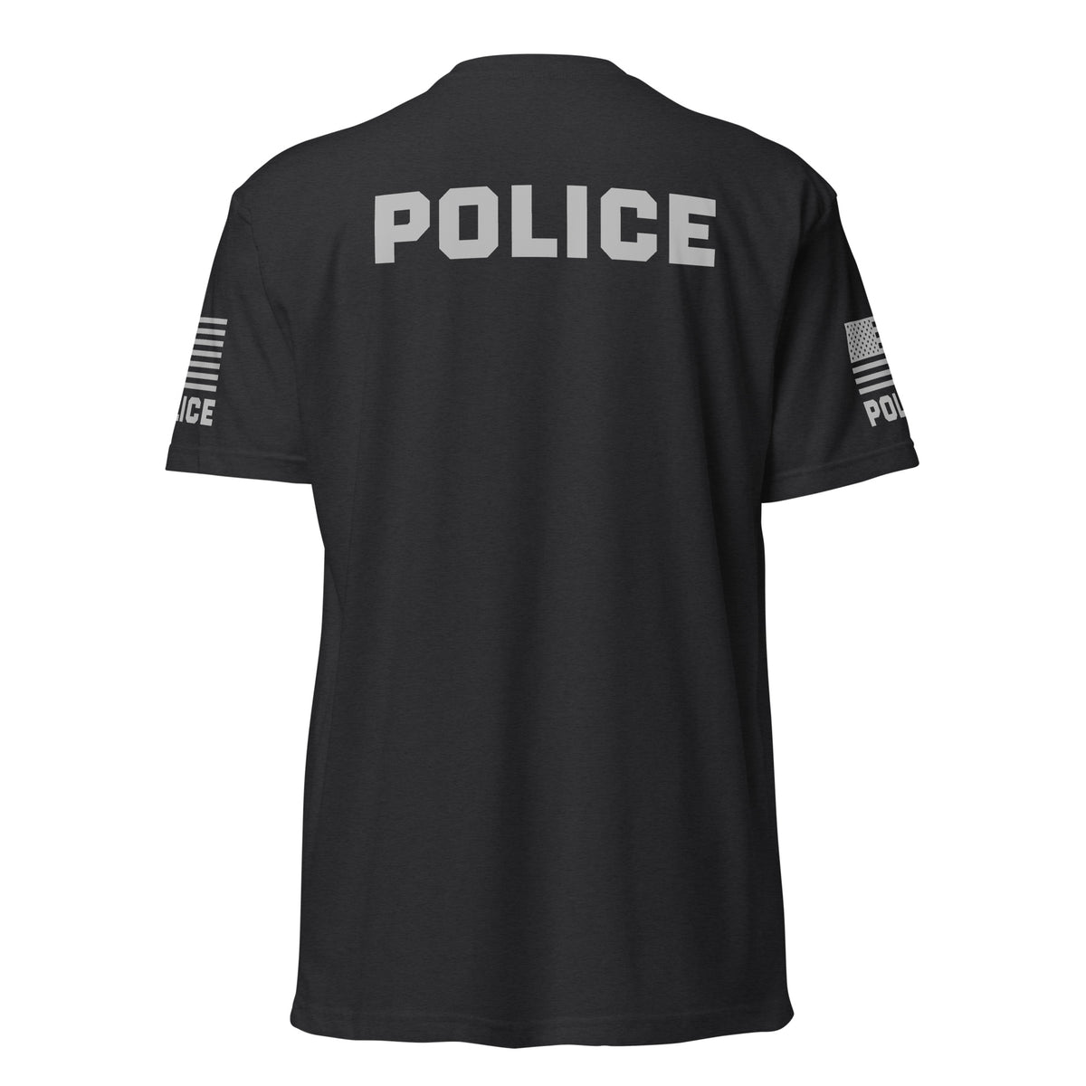 Police — Duty Wear T-Shirt (Flag & Sleeve Identifier) — Black — Back view