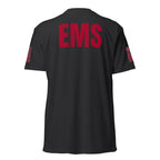 EMS — Duty Wear T-Shirt (Flag & Sleeve Identifier) — Black — Back view