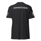 Corrections — Duty Wear T-Shirt (Flag & Sleeve Identifier) — Black — Back view