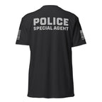 Special Agent — Duty Wear T-Shirt (Full Sleeve Identifier) — Black — Back view