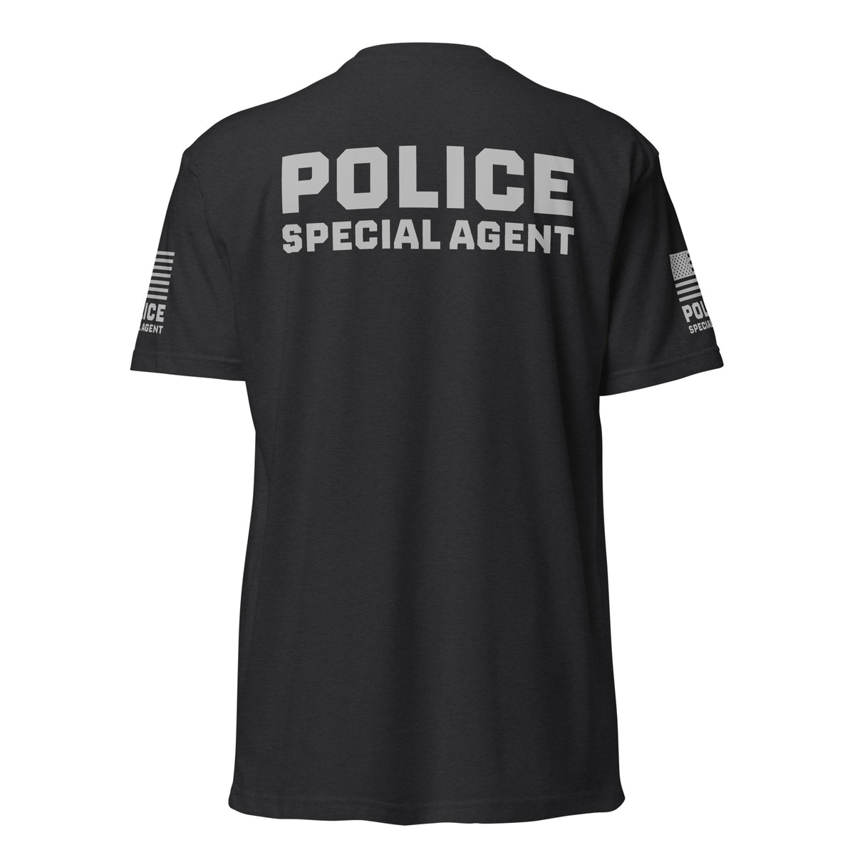 Special Agent — Duty Wear T-Shirt (Full Sleeve Identifier) — Black — Back view