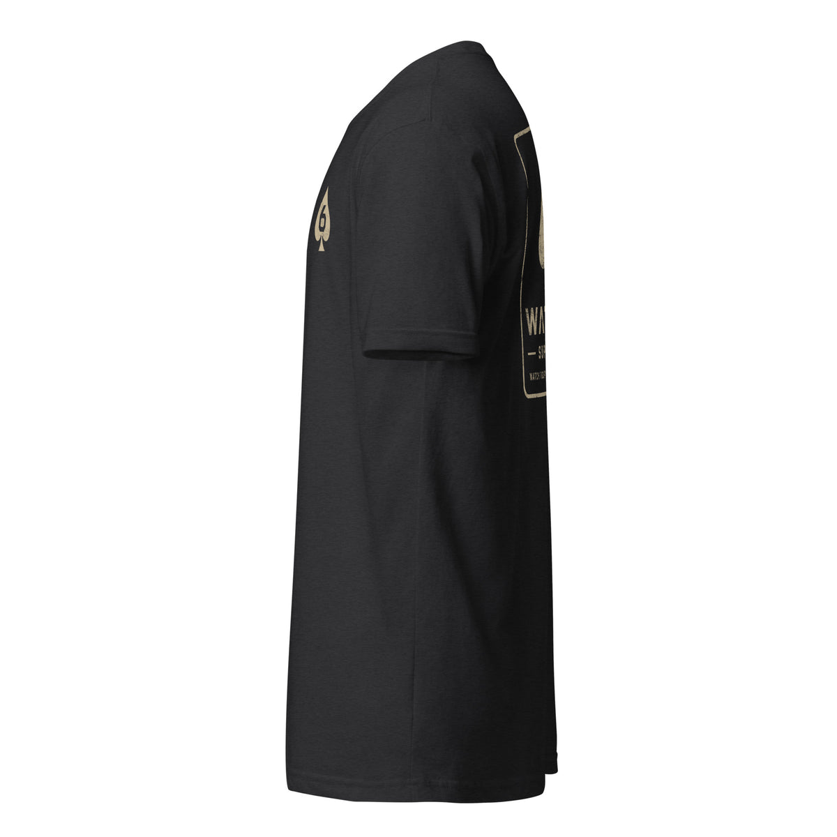 Six of Spades — Signature T-Shirt, in Black, left-side view