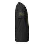Watch Your Six Flag — Standard Issue T-Shirt — Black, right-side view