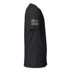Thin Blue Line — Six of Spade — Honor Series T-Shirt — Black, right-side view