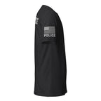 Police — Duty Wear T-Shirt (Flag & Sleeve Identifier) — Black — Right-side view