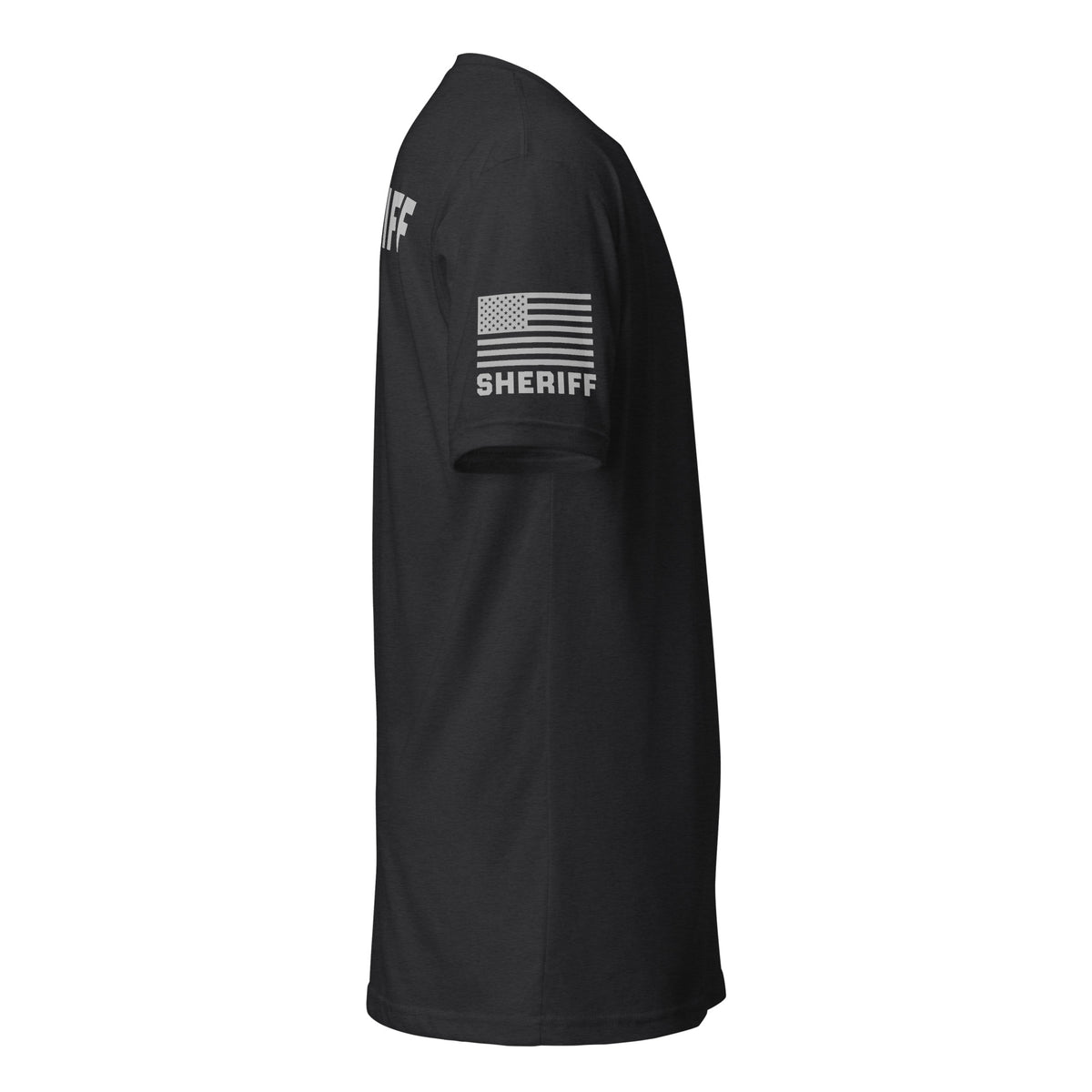Sheriff — Duty Wear T-Shirt (Flag & Sleeve Identifier) — Black — Right-side view
