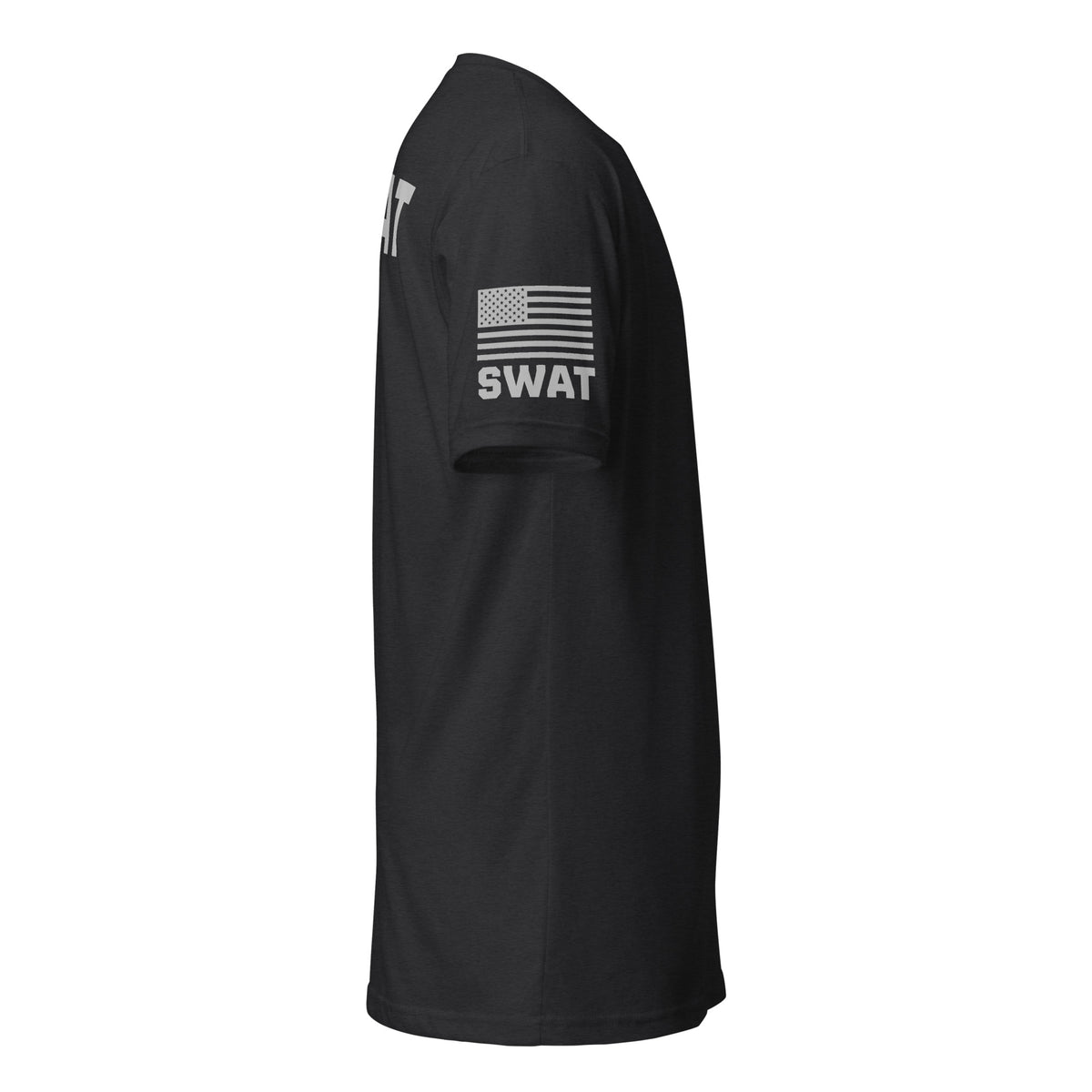 SWAT — Duty Wear T-Shirt (Flag & Sleeve Identifier) — Black — Right-side view