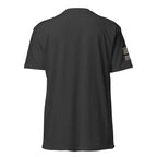 Thin Blue Line — Six of Spade — Honor Series T-Shirt — Charcoal, back view