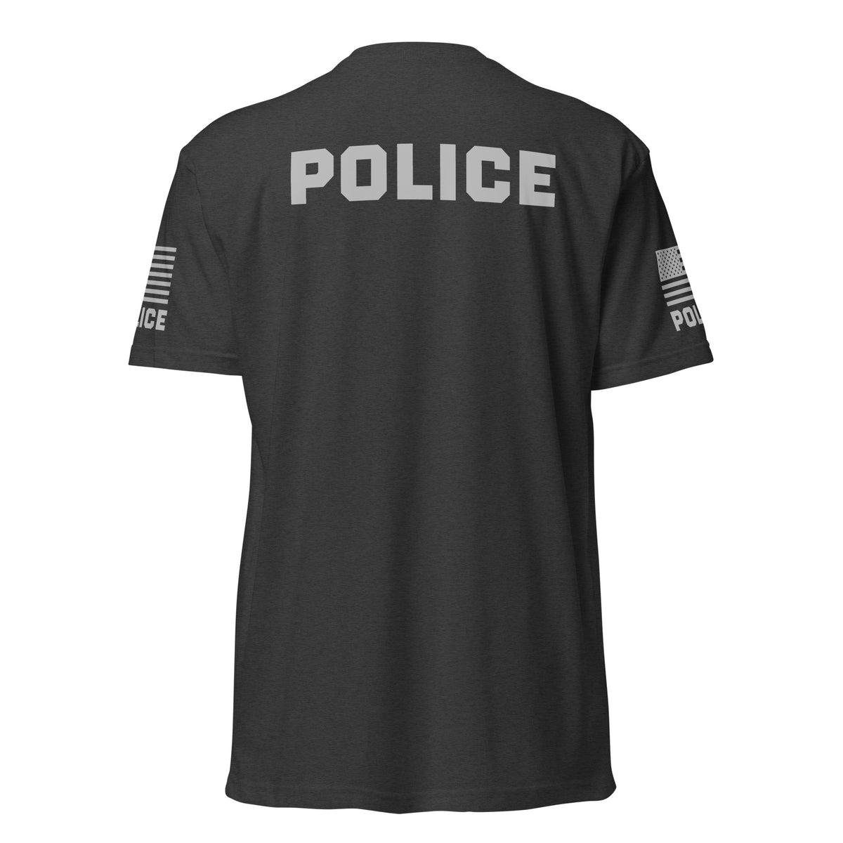 Police — Duty Wear T-Shirt (Flag & Sleeve Identifier) — Charcoal — Back view