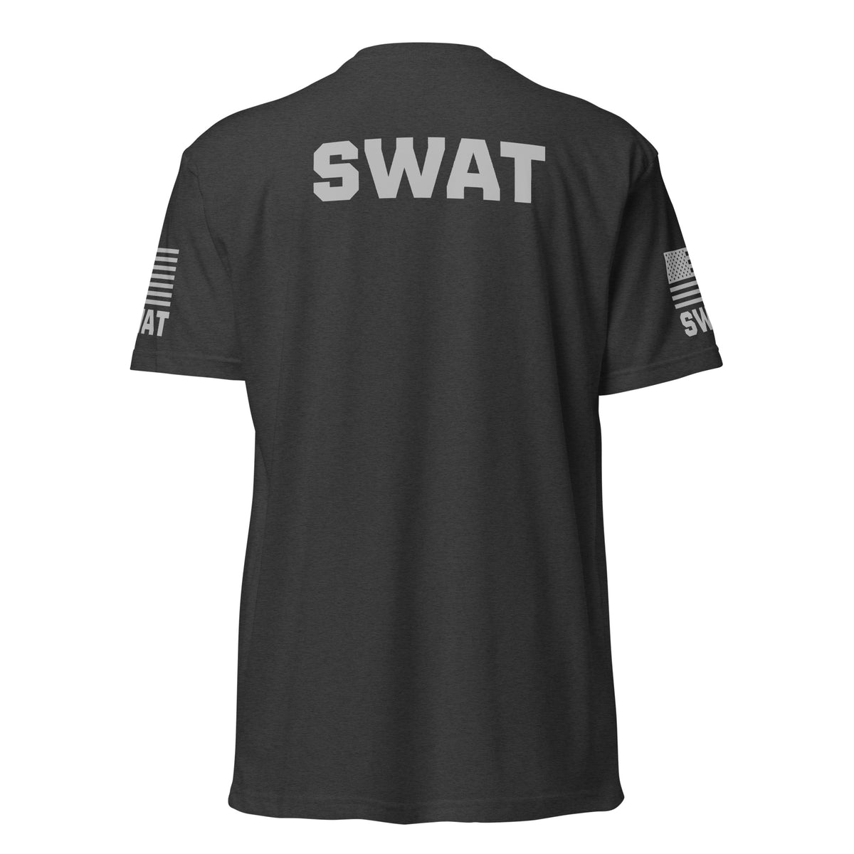 SWAT — Duty Wear T-Shirt (Flag & Sleeve Identifier) — Charcoal — Back view