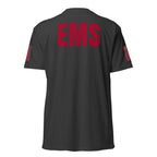EMS — Duty Wear T-Shirt (Flag & Sleeve Identifier) — Charcoal — Back view