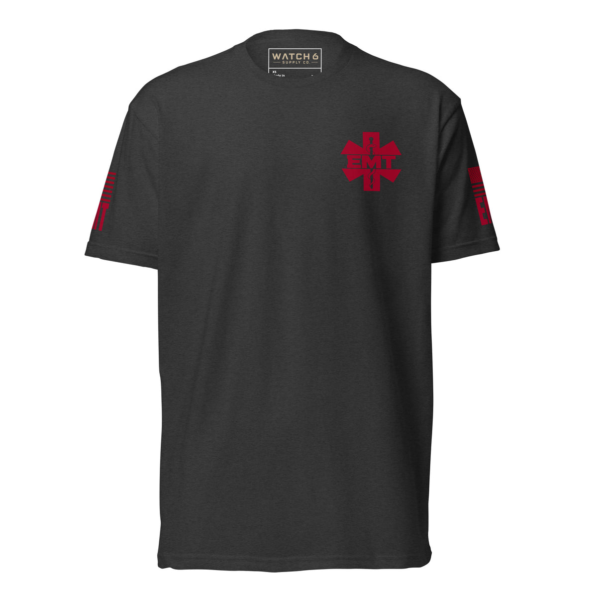 EMT — Duty Wear T-Shirt in Charcoal, front view