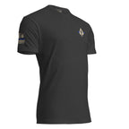 Thin Blue Line — Six of Spade — Honor Series T-Shirt — Charcoal, front-right view