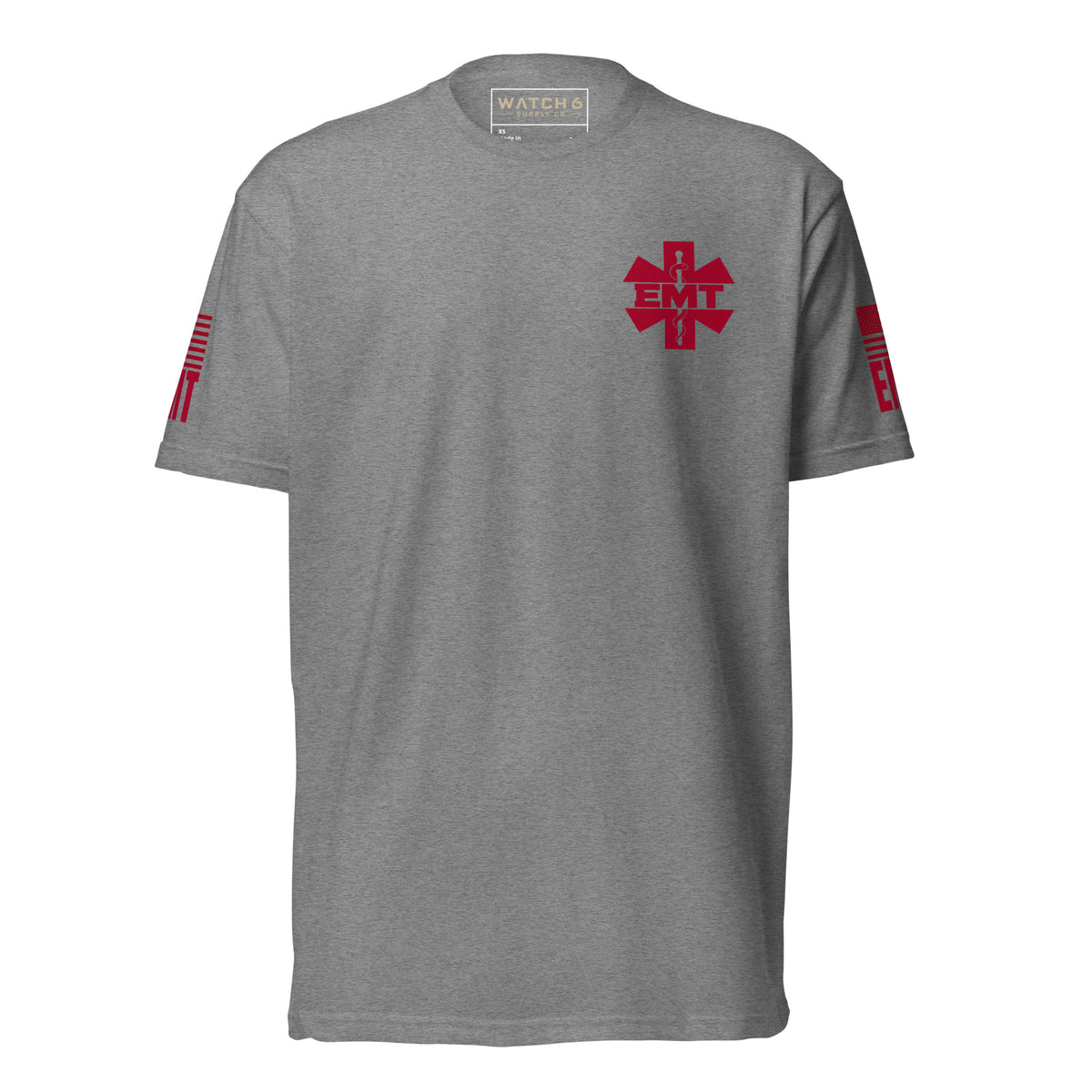 EMT — Duty Wear T-Shirt in Dark Heather Gray, front view