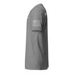 Corrections — Duty Wear T-Shirt (Flag & Sleeve Identifier) — Dark Heather Gray — Left-side view