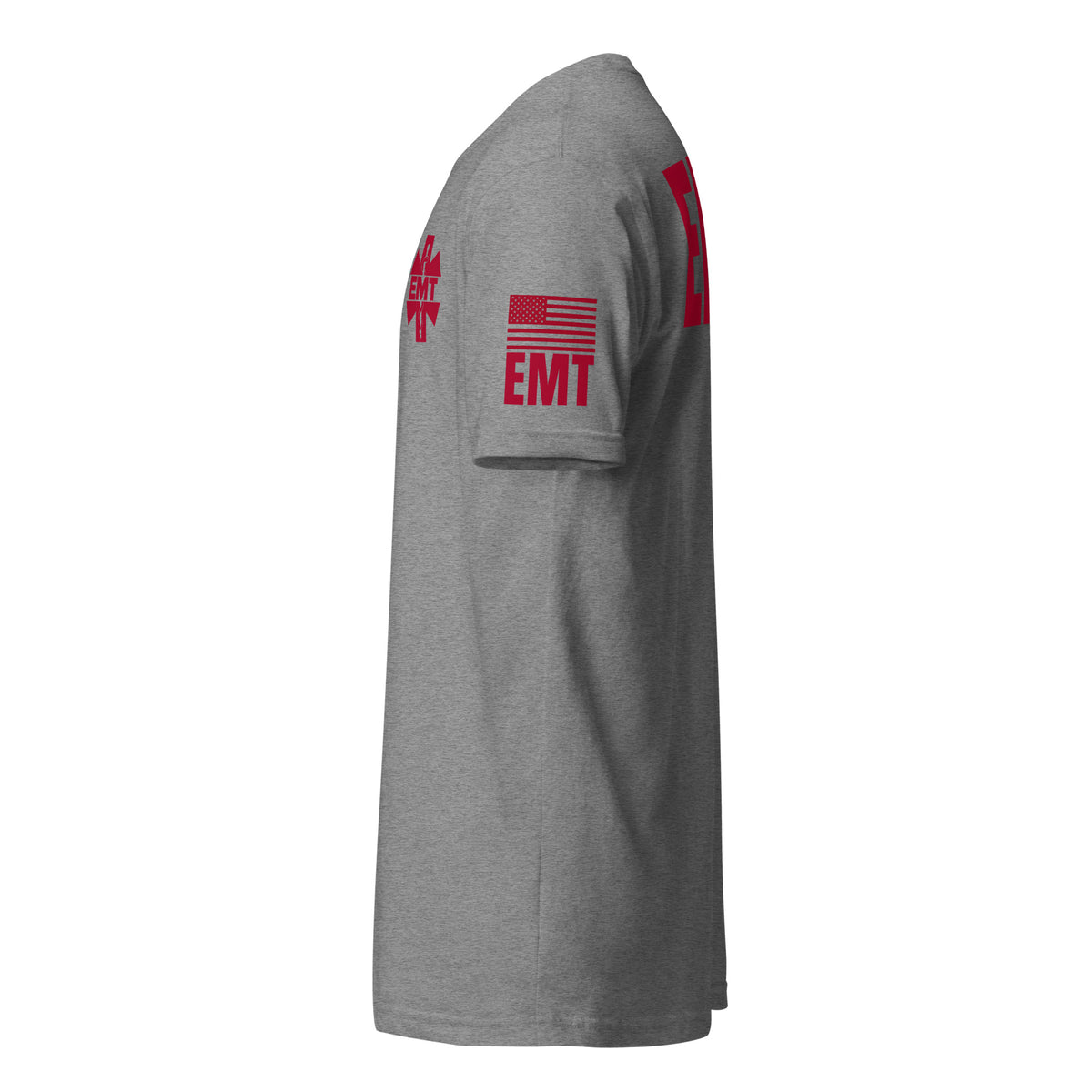 EMT — Duty Wear T-Shirt in Dark Heather Gray, left side view