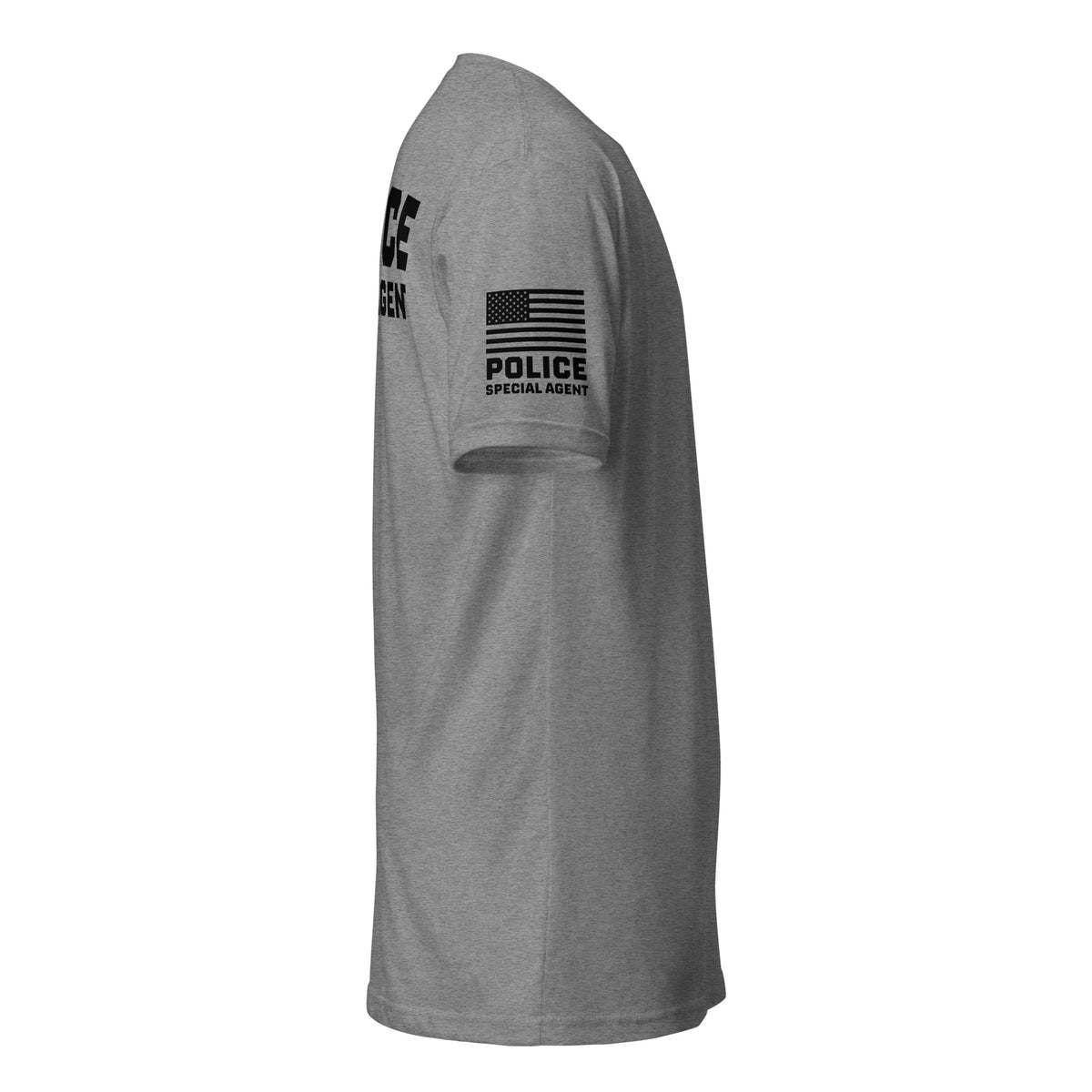 Special Agent — Duty Wear T-Shirt (Full Sleeve Identifier) — Dark Heather Gray — Right-side view