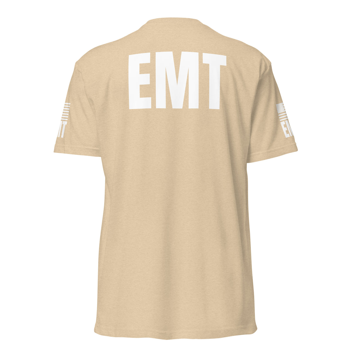 EMT — Duty Wear T-Shirt in Heather Tan, back view