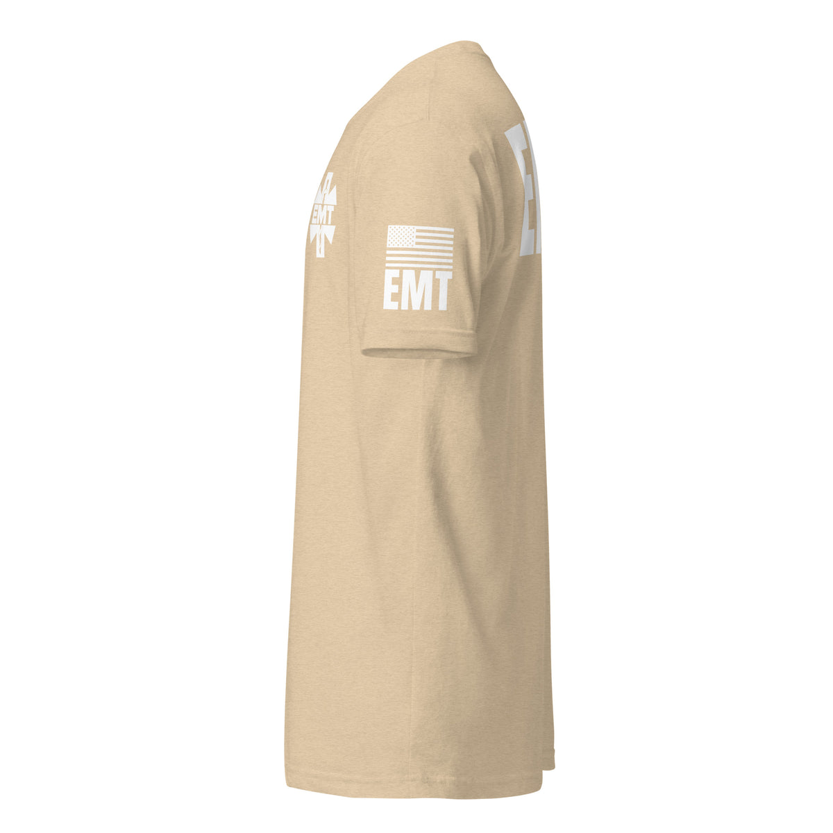 EMT — Duty Wear T-Shirt in Heather Tan, left side view