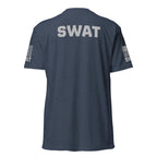 SWAT — Duty Wear T-Shirt (Flag & Sleeve Identifier) — Midnight Navy — Back view