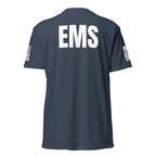 EMS — Duty Wear T-Shirt (Flag & Sleeve Identifier) — Midnight Navy — Back view
