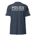 Special Agent — Duty Wear T-Shirt (Full Sleeve Identifier) — Midnight Navy — Back view