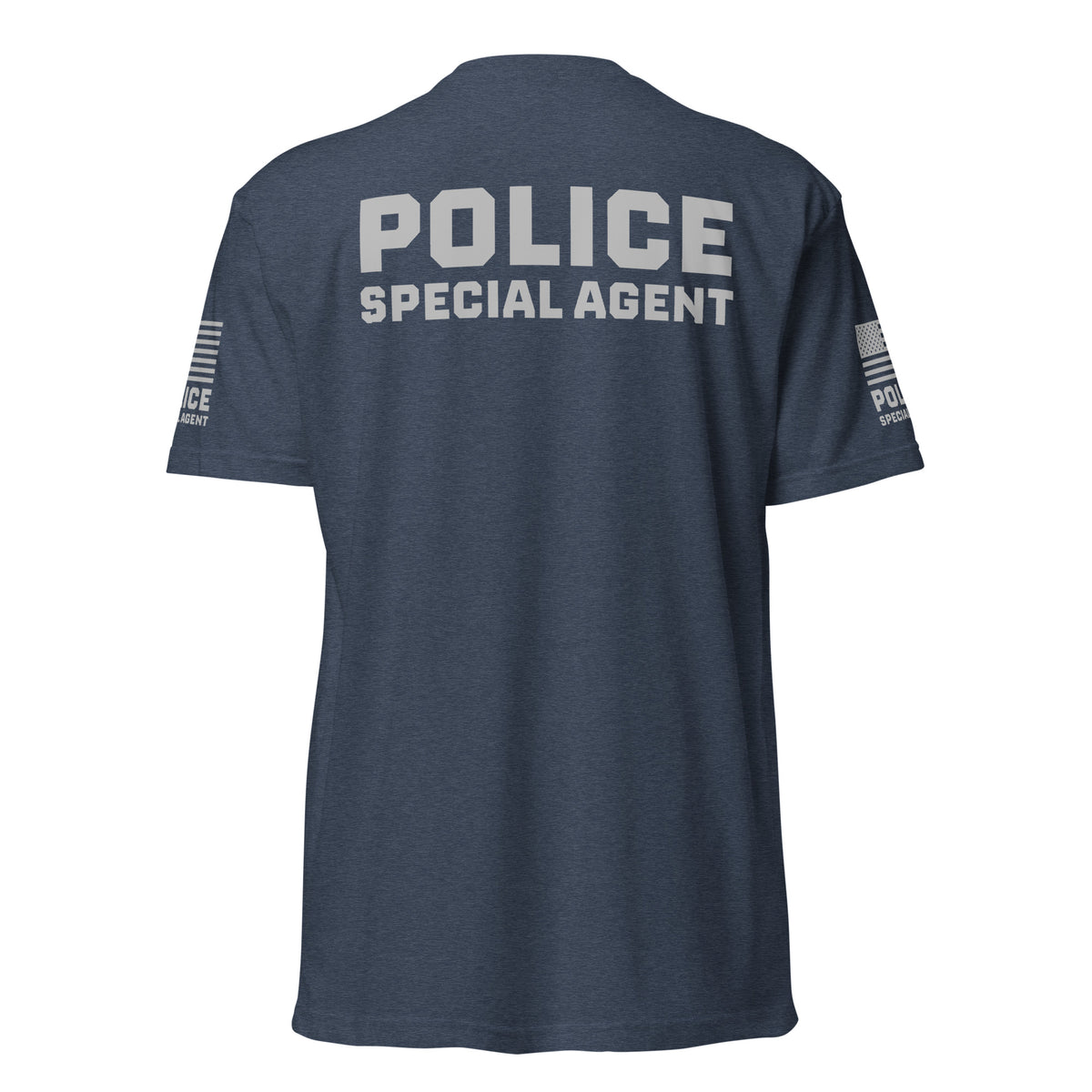 Special Agent — Duty Wear T-Shirt (Full Sleeve Identifier) — Midnight Navy — Back view