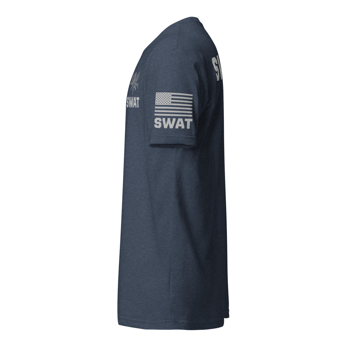 SWAT — Duty Wear T-Shirt (Flag & Sleeve Identifier) — Midnight Navy — Left-side view