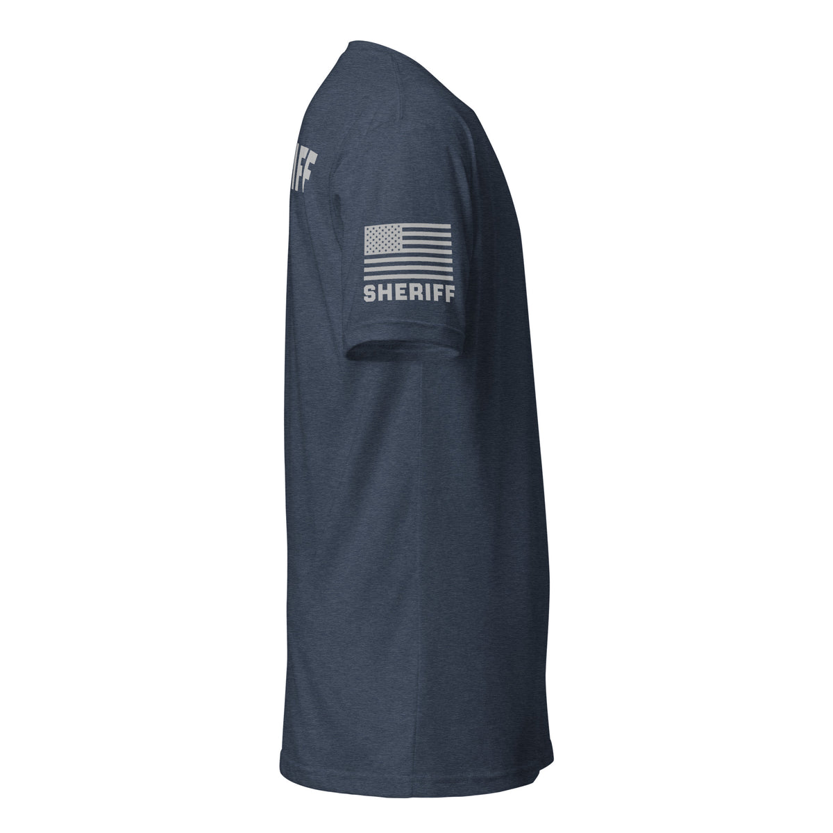 Sheriff — Duty Wear T-Shirt (Flag & Sleeve Identifier) — Midnight Navy — Right-side view