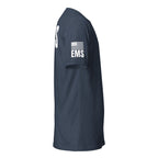 EMS — Duty Wear T-Shirt (Flag & Sleeve Identifier) — Midnight Navy — Right-side view