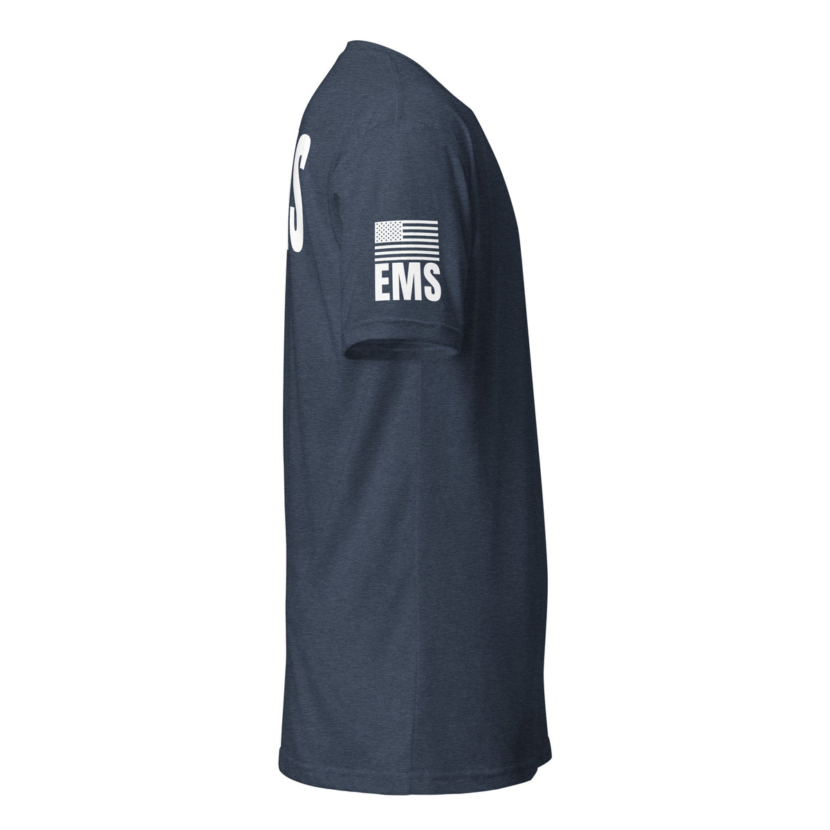 EMS — Duty Wear T-Shirt (Flag & Sleeve Identifier) — Midnight Navy — Right-side view