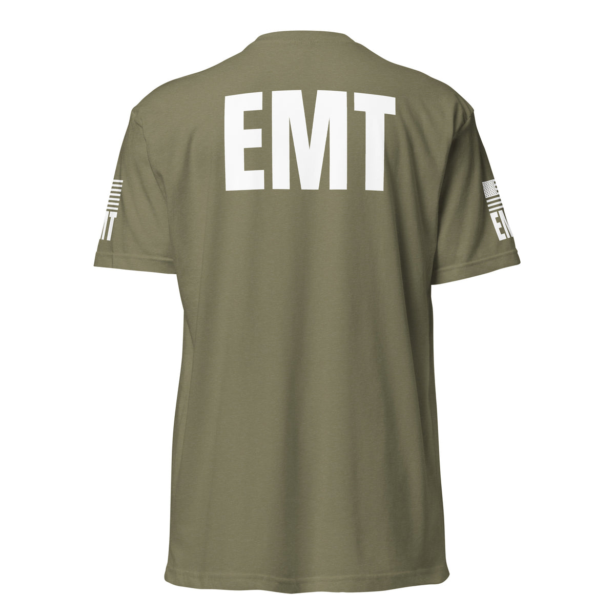 EMT — Duty Wear T-Shirt in Military Green, back view