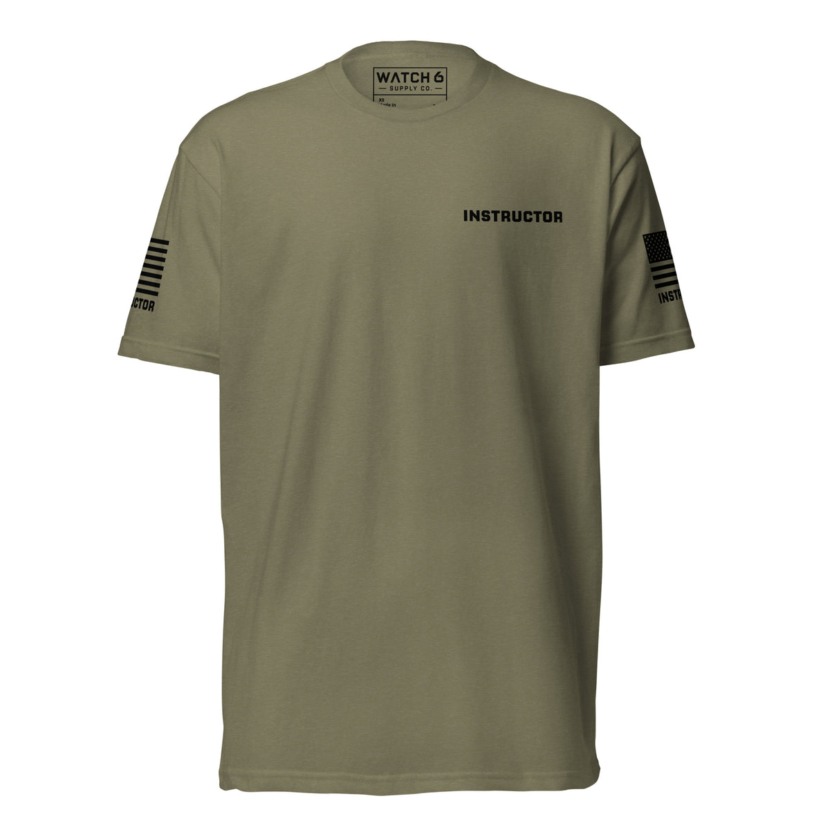 Instructor — Training Day Shirt — Military Green, front view