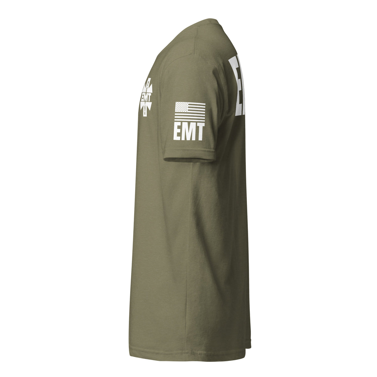 EMT — Duty Wear T-Shirt in Military Green, left side view