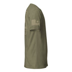 Six of Spades — Signature T-Shirt, in Military Green, right-side view
