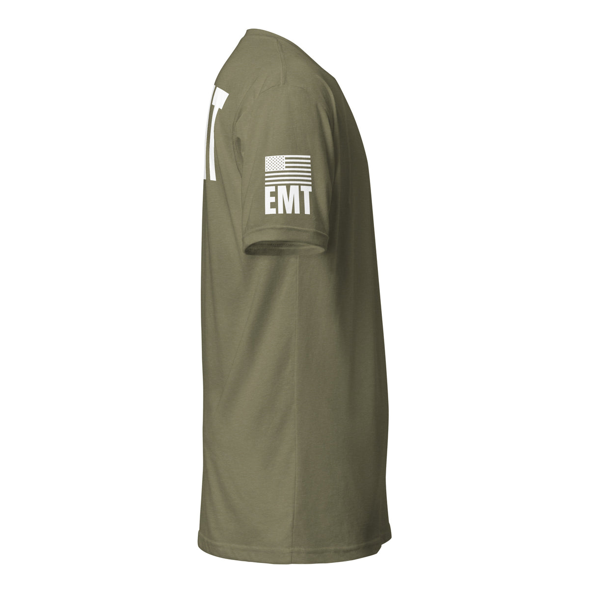 EMT — Duty Wear T-Shirt in Military Green, right side view