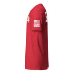 EMS — Duty Wear T-Shirt (Flag & Sleeve Identifier) — Red — Left-side view