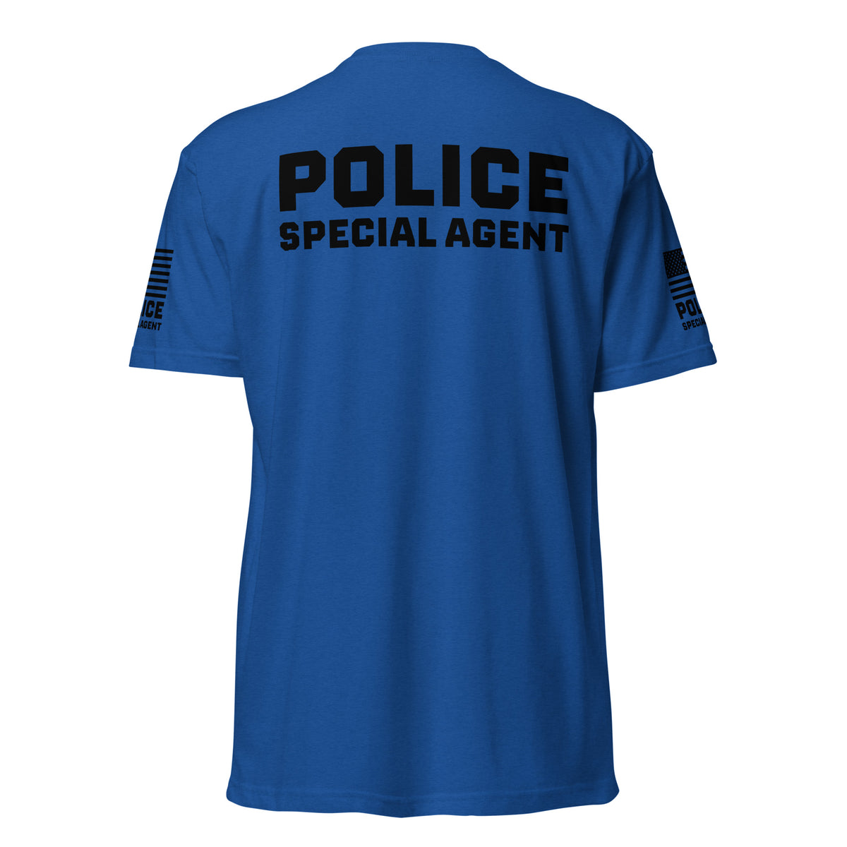 Special Agent — Duty Wear T-Shirt (Full Sleeve Identifier) — Royal — Back view