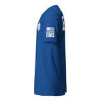 EMS — Duty Wear T-Shirt (Flag & Sleeve Identifier) — Royal — Left-side view
