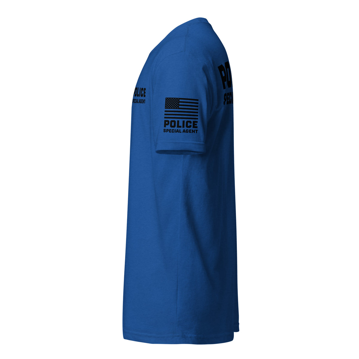 Special Agent — Duty Wear T-Shirt (Full Sleeve Identifier) — Royal — Left-side view