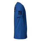 Special Agent — Duty Wear T-Shirt (Full Sleeve Identifier) — Royal — Right-side view