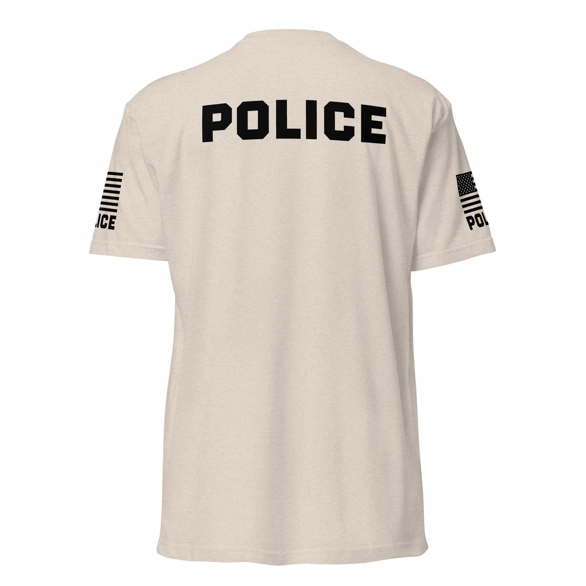 Police — Duty Wear T-Shirt (Flag & Sleeve Identifier) — Sand — Back view