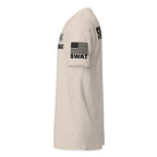 SWAT — Duty Wear T-Shirt (Flag & Sleeve Identifier) — Sand — Left-side view