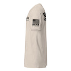 Special Agent — Duty Wear T-Shirt (Full Sleeve Identifier) — Sand — Left-side view