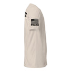 Police — Duty Wear T-Shirt (Flag & Sleeve Identifier) — Sand — Right-side view
