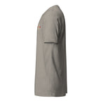 Thin Red Line — Six of Spade — Honor Series T-Shirt — Stone Grey, left-side view
